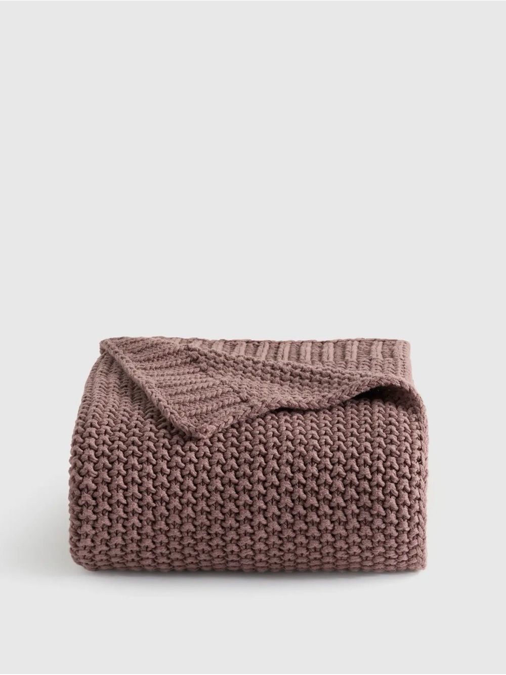 Quince Fig Cotton Fisherman Throw Blanket - Retail $84